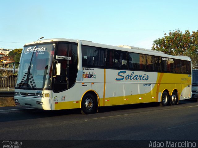 Solaris Turismo 5005 na cidade de Belo Horizonte, Minas Gerais, Brasil, por Adão Raimundo Marcelino. Número da foto: #2888209.