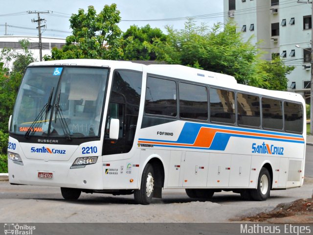 VUSC - Viação União Santa Cruz 2210 na cidade de Santa Maria, Rio Grande do Sul, Brasil, por Matheus Etges. ID da foto: 2887720.