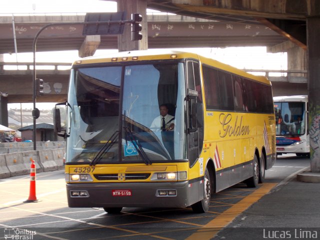 Viação Itapemirim 45297 na cidade de Rio de Janeiro, Rio de Janeiro, Brasil, por Lucas Lima. ID da foto: 2887387.