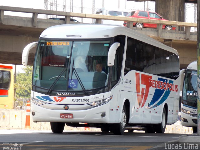 Viação Teresópolis RJ 203.066 na cidade de Rio de Janeiro, Rio de Janeiro, Brasil, por Lucas Lima. Número da foto: #2887297.
