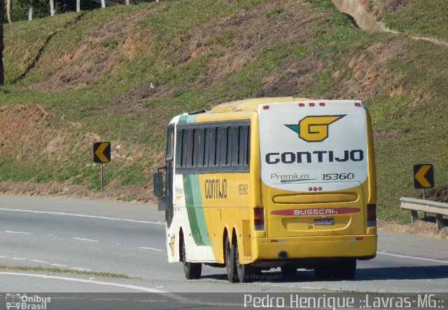 Empresa Gontijo de Transportes 15360 na cidade de Ribeirão Vermelho, Minas Gerais, Brasil, por Pedro Henrique Gumercindo da Silva. ID da foto: 2886721.