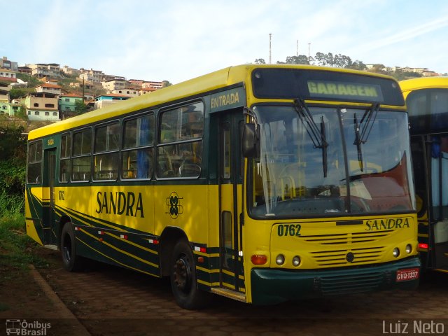 Viação Sandra 0762 na cidade de Congonhas, Minas Gerais, Brasil, por José Luiz Soares Neto. Número da foto: #2890239.