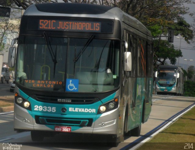 Transbus Transportes > Gávea Transportes 29335 na cidade de Belo Horizonte, Minas Gerais, Brasil, por Luiz Fernando. Número da foto: #2889280.