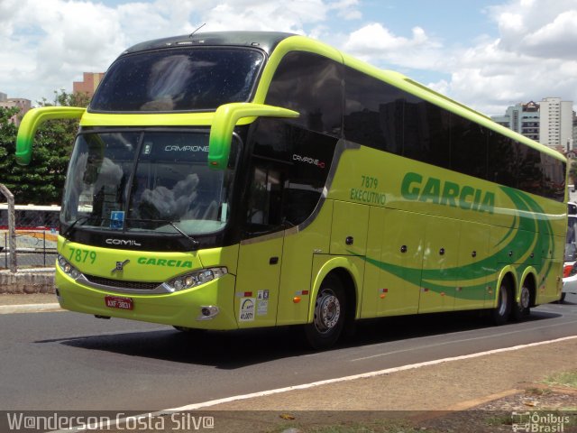 Viação Garcia 7879 na cidade de Ribeirão Preto, São Paulo, Brasil, por Wanderson Costa Silva. Número da foto: #2890213.