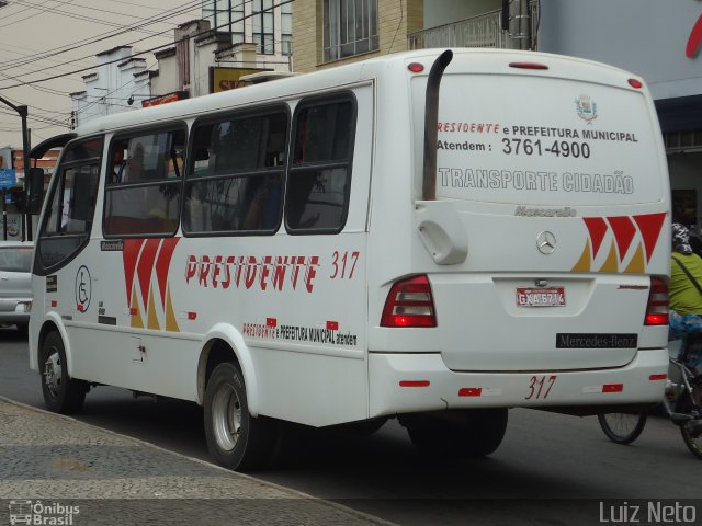 Viação Presidente 317 na cidade de Conselheiro Lafaiete, Minas Gerais, Brasil, por José Luiz Soares Neto. Número da foto: #2890231.