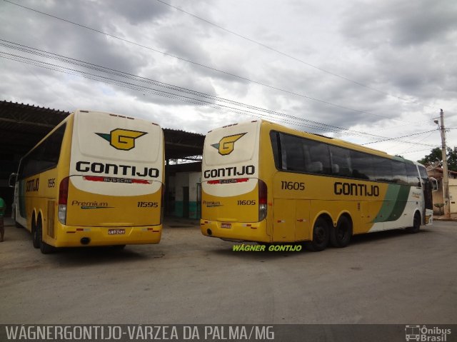 Empresa Gontijo de Transportes 11595 na cidade de Várzea da Palma, Minas Gerais, Brasil, por Wagner Gontijo Várzea da Palma-mg. Número da foto: #2889480.