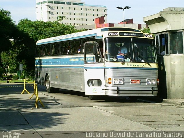 Viação Cometa 7222 na cidade de São Paulo, São Paulo, Brasil, por Luciano David de Carvalho Santos. ID da foto: 2892069.