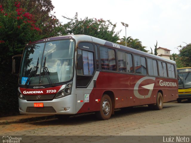 Expresso Gardenia 3720 na cidade de Jeceaba, Minas Gerais, Brasil, por José Luiz Soares Neto. Número da foto: #2891918.