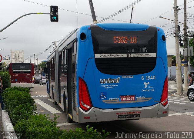 Viação Cidade Dutra 6 1540 na cidade de São Paulo, São Paulo, Brasil, por Johnny Ferreira. Número da foto: #2892027.