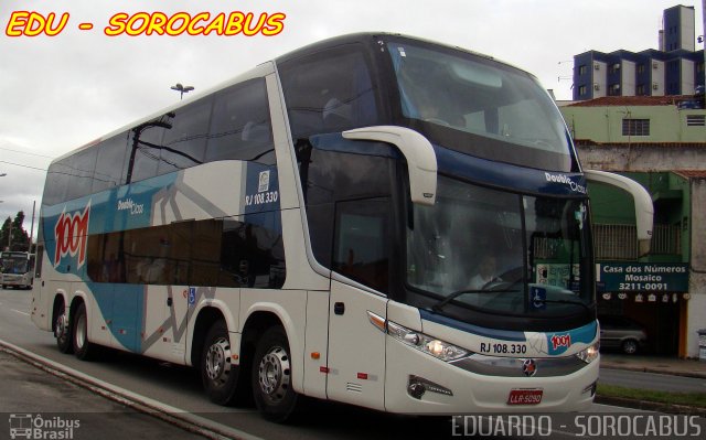 Auto Viação 1001 RJ 108.330 na cidade de Sorocaba, São Paulo, Brasil, por EDUARDO - SOROCABUS. Número da foto: #2892424.