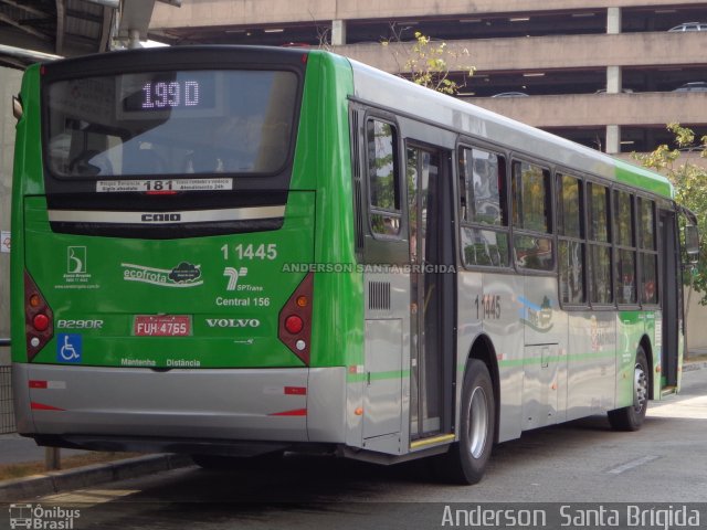 Viação Santa Brígida 1 1445 na cidade de São Paulo, São Paulo, Brasil, por Anderson  Santa Brígida. ID da foto: 2891826.