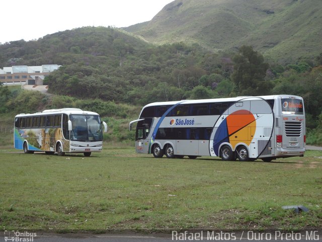 São José Viagens 6200 na cidade de Ouro Preto, Minas Gerais, Brasil, por Rafael Matos. ID da foto: 2891891.