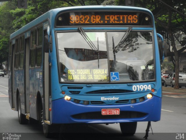 Viação São Geraldo 01994 na cidade de Belo Horizonte, Minas Gerais, Brasil, por Luiz Fernando. Número da foto: #2891898.