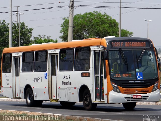 Auto Viação Marechal Brasília 440817 na cidade de Brasília, Distrito Federal, Brasil, por João Victor. ID da foto: 2892090.