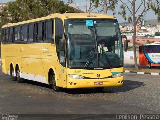 Viação Itapemirim 8069 na cidade de Caruaru, Pernambuco, Brasil, por Lenilson da Silva Pessoa. Número da foto: #2891742.