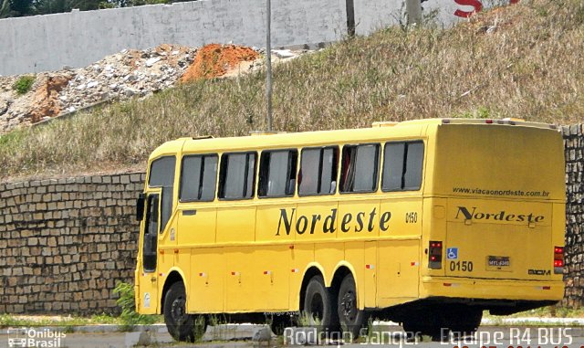 Viação Nordeste 0150 na cidade de Natal, Rio Grande do Norte, Brasil, por Rodrigo S. G Busólogo do Brasil. Número da foto: #2892574.