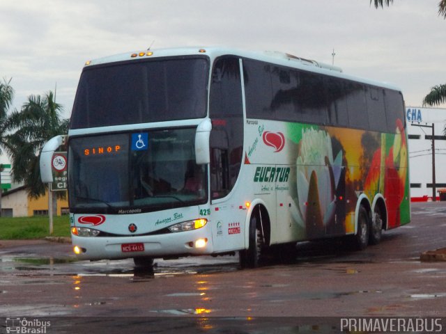 Eucatur - Empresa União Cascavel de Transportes e Turismo 4215 na cidade de Primavera do Leste, Mato Grosso, Brasil, por Alexandre Rodrigo. Número da foto: #2894562.