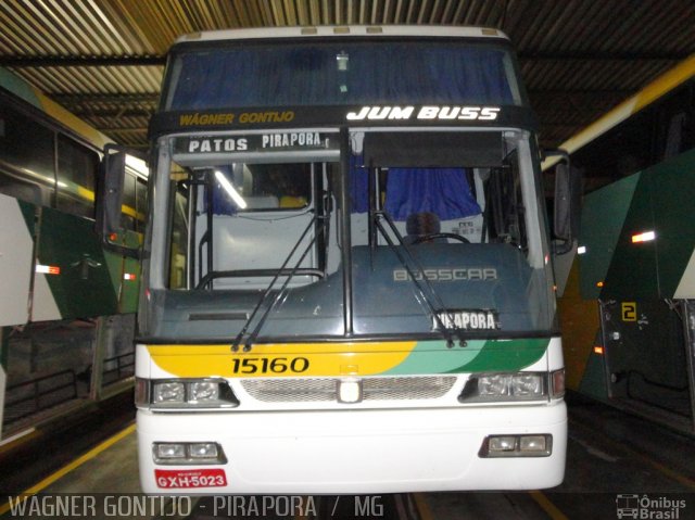 Empresa Gontijo de Transportes 15160 na cidade de Pirapora, Minas Gerais, Brasil, por Wagner Gontijo Várzea da Palma-mg. Número da foto: #2893885.