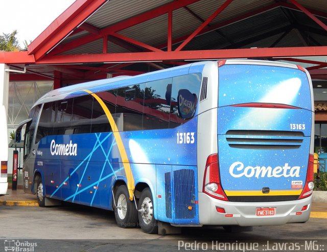 Viação Cometa 13163 na cidade de Ribeirão Vermelho, Minas Gerais, Brasil, por Pedro Henrique Gumercindo da Silva. Número da foto: #2894440.