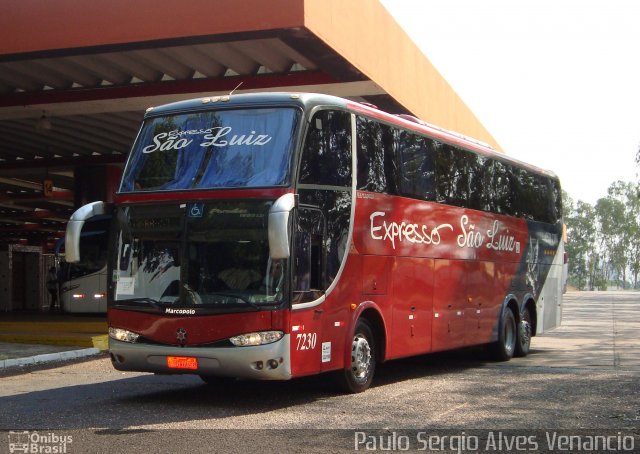 Expresso São Luiz 7230 na cidade de Cuiabá, Mato Grosso, Brasil, por Paulo Sergio Alves Venancio. ID da foto: 2894150.