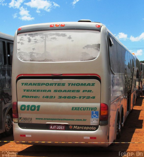 Transportes Thomaz 0101 na cidade de Cascavel, Paraná, Brasil, por Felipe  Dn. ID da foto: 2894099.