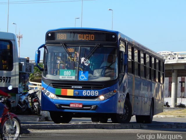 Viação Atalaia Transportes 6089 na cidade de Aracaju, Sergipe, Brasil, por Sergio Marques . Número da foto: #2894412.