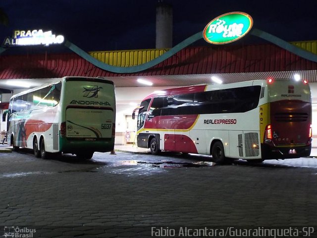Empresa de Transportes Andorinha 5037 na cidade de Guaratinguetá, São Paulo, Brasil, por Fabio Alcantara. Número da foto: #2894563.