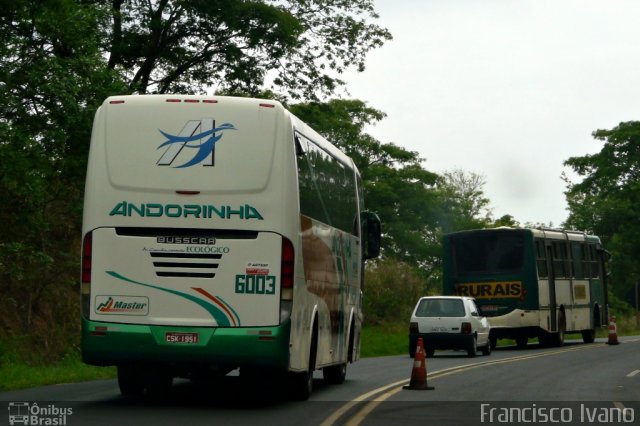 Empresa de Transportes Andorinha 6003 na cidade de Marília, São Paulo, Brasil, por Francisco Ivano. ID da foto: 2894860.