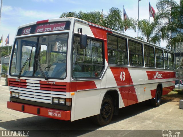 Auto Viação ABC 43 na cidade de São Paulo, São Paulo, Brasil, por Luis Nunez. Número da foto: #2897014.