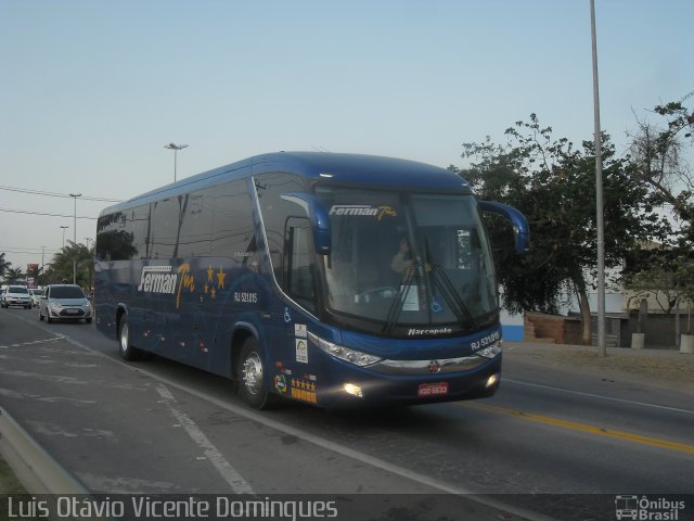 Ferman Tur RJ 521.015 na cidade de Campos dos Goytacazes, Rio de Janeiro, Brasil, por Luis Otávio Vicente Domingues. Número da foto: #2896112.