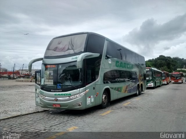 Viação Garcia 7227 na cidade de Angra dos Reis, Rio de Janeiro, Brasil, por Giovanni Rodrigues. Número da foto: #2897883.