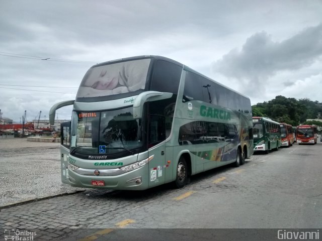 Viação Garcia 7227 na cidade de Angra dos Reis, Rio de Janeiro, Brasil, por Giovanni Rodrigues. ID da foto: 2897883.