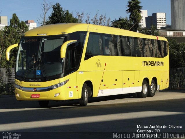 Viação Itapemirim 60687 na cidade de Curitiba, Paraná, Brasil, por Marco Aurélio de Oliveira. Número da foto: #2897182.