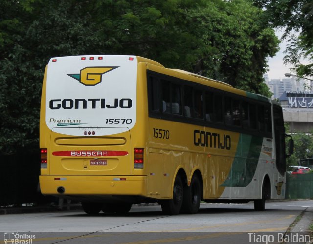 Empresa Gontijo de Transportes 15570 na cidade de São Paulo, São Paulo, Brasil, por Tiago Baldan. ID da foto: 2898613.