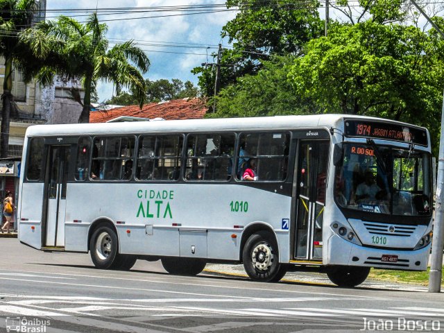 Cidade Alta Transportes 1.010 na cidade de Recife, Pernambuco, Brasil, por João Bosco Melo Farias Severo de Almeida. Número da foto: #2897553.