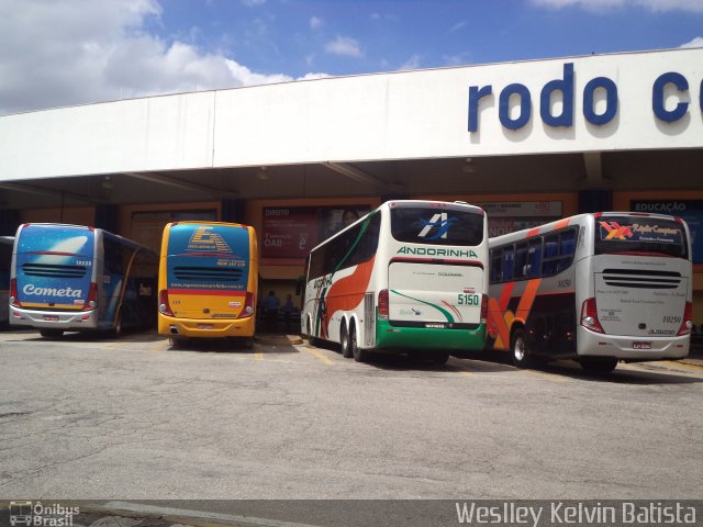 Empresa de Transportes Andorinha 5150 na cidade de Sorocaba, São Paulo, Brasil, por Weslley Kelvin Batista. ID da foto: 2951293.