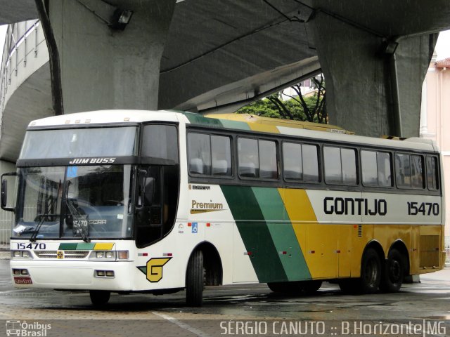 Empresa Gontijo de Transportes 15470 na cidade de Belo Horizonte, Minas Gerais, Brasil, por Sérgio Augusto Braga Canuto. ID da foto: 2951855.