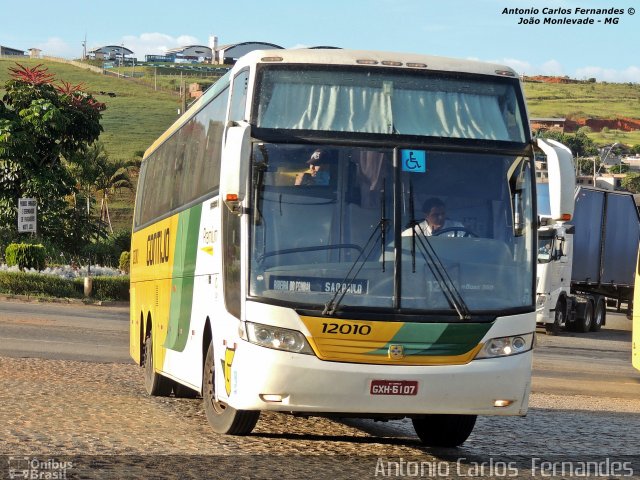 Empresa Gontijo de Transportes 12010 na cidade de João Monlevade, Minas Gerais, Brasil, por Antonio Carlos Fernandes. Número da foto: #2950153.