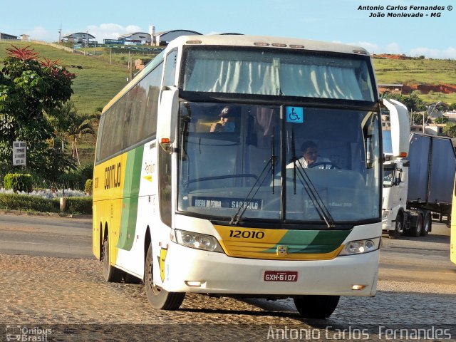 Empresa Gontijo de Transportes 12010 na cidade de João Monlevade, Minas Gerais, Brasil, por Antonio Carlos Fernandes. ID da foto: 2950153.