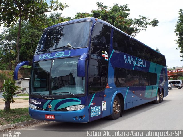 Malibu Turismo 21000 na cidade de Guaratinguetá, São Paulo, Brasil, por Fabio Alcantara. ID da foto: 2951506.