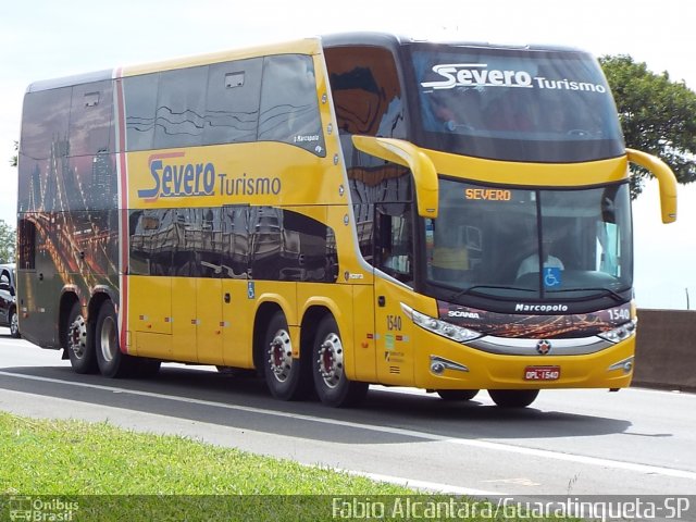 Severo Turismo 1540 na cidade de Lorena, São Paulo, Brasil, por Fabio Alcantara. Número da foto: #2951771.