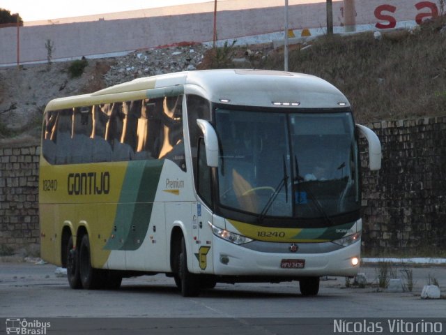 Empresa Gontijo de Transportes 18240 na cidade de Natal, Rio Grande do Norte, Brasil, por Nícolas Vitorino Lopes. ID da foto: 2951076.