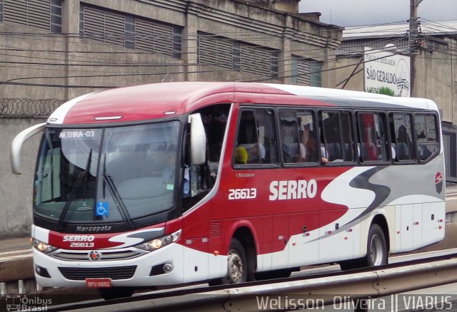 Viação Serro 26613 na cidade de Contagem, Minas Gerais, Brasil, por Welisson  Oliveira. Número da foto: #2950985.