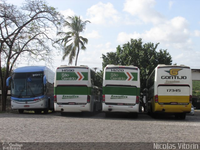 Empresa Gontijo de Transportes 17345 na cidade de Natal, Rio Grande do Norte, Brasil, por Nícolas Vitorino Lopes. ID da foto: 2951064.