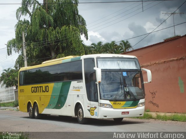 Empresa Gontijo de Transportes 11570 na cidade de Pirapora, Minas Gerais, Brasil, por Andrew Campos. ID da foto: 2971657.