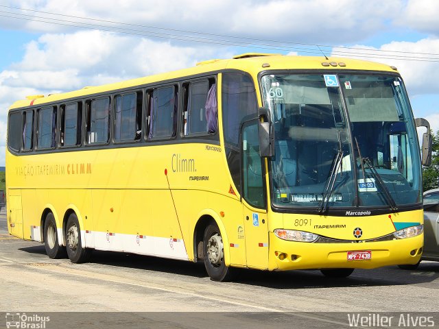 Viação Itapemirim 8091 na cidade de Vitória da Conquista, Bahia, Brasil, por Weiller Alves. ID da foto: 2970976.