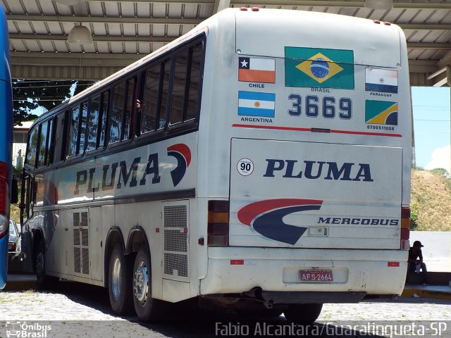 Pluma Conforto e Turismo 3669 na cidade de Guaratinguetá, São Paulo, Brasil, por Fabio Alcantara. Número da foto: #2971083.