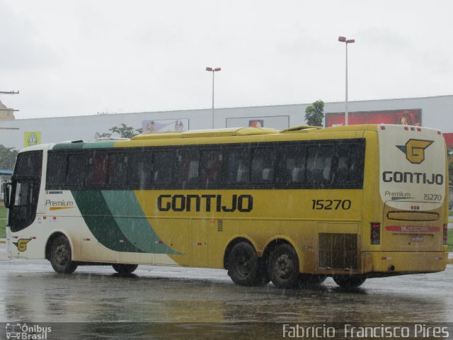 Empresa Gontijo de Transportes 15270 na cidade de Goiânia, Goiás, Brasil, por Fabrício  Francisco Pires. ID da foto: 2970057.