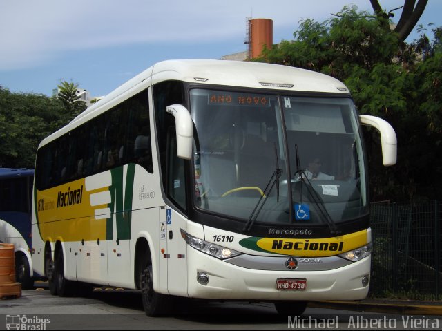 Viação Nacional 16110 na cidade de São Paulo, São Paulo, Brasil, por Michael  Alberto Vieira. Número da foto: #2970804.