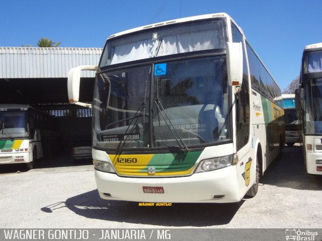 Empresa Gontijo de Transportes 12160 na cidade de Januária, Minas Gerais, Brasil, por Wagner Gontijo Várzea da Palma-mg. ID da foto: 2972429.